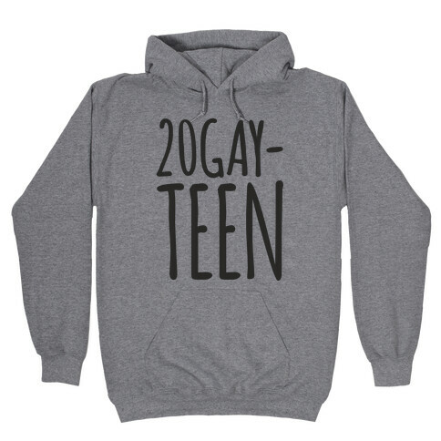 20-Gay-Teen  Hooded Sweatshirt