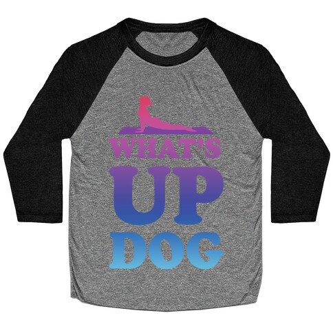 What's Up Dog Baseball Tee