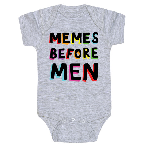 Memes Before Men Baby One-Piece