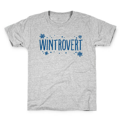 Wintrovert  Kids T-Shirt