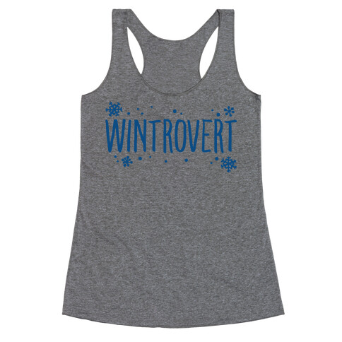 Wintrovert  Racerback Tank Top