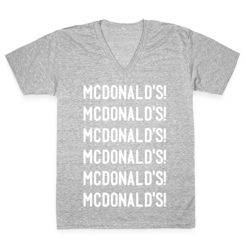 McDonald's McDonald's McDonald's V-Neck Tee Shirt