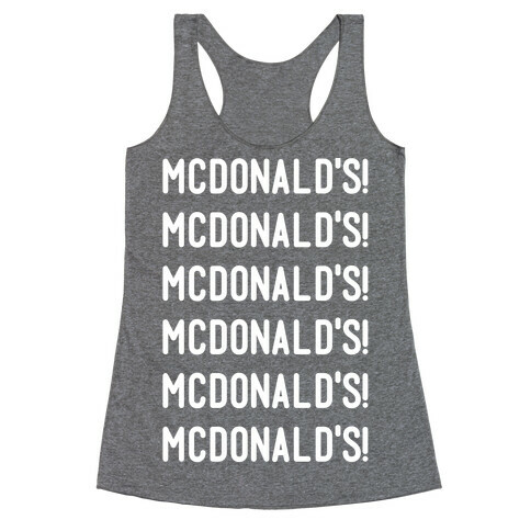 McDonald's McDonald's McDonald's Racerback Tank Top