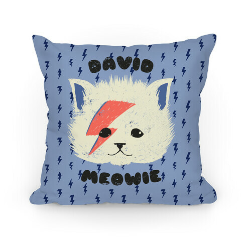 David Meowie Pillow