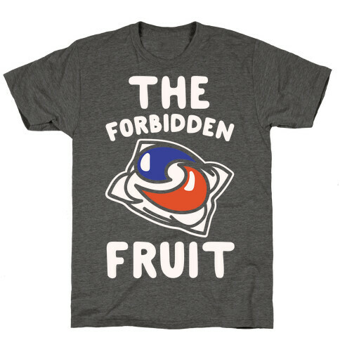 The Forbidden Fruit White Print T-Shirt