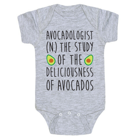 Avocadologist Baby One-Piece