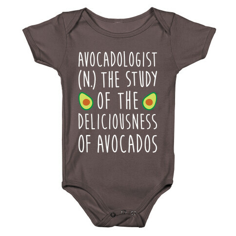 Avocadologist Baby One-Piece