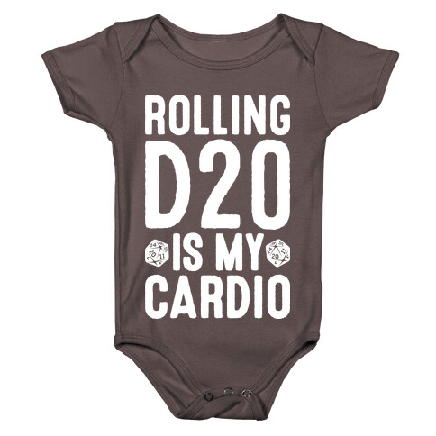 Rolling D20 Is My Cardio Baby One-Piece