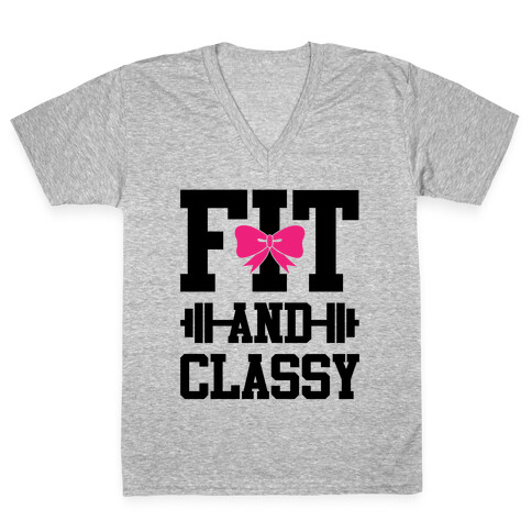 Fit And Classy V-Neck Tee Shirt