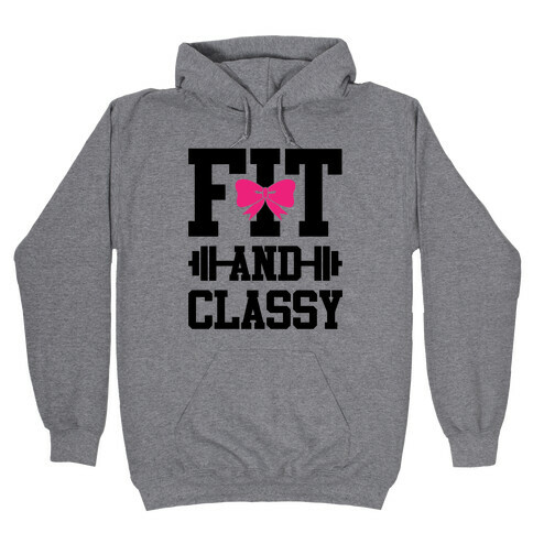 Fit And Classy Hooded Sweatshirt