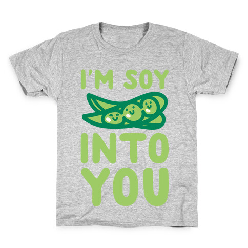 I'm Soy Into You Parody White Print Kids T-Shirt