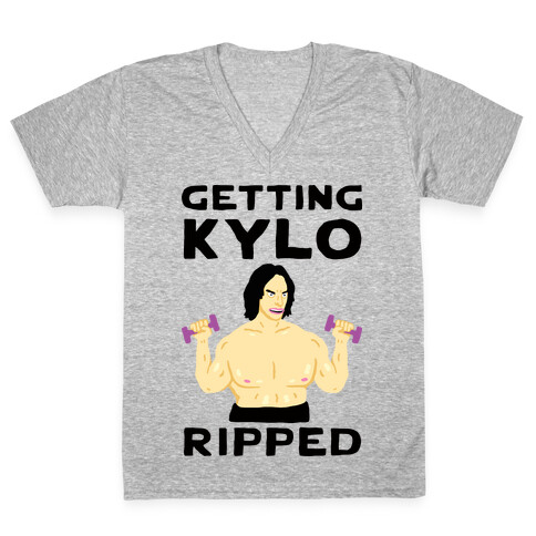 Getting Kylo Ripped V-Neck Tee Shirt