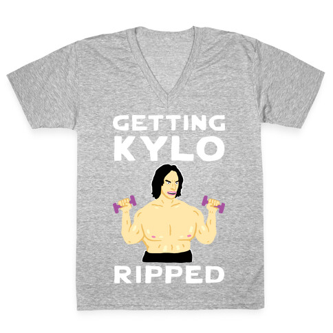 Getting Kylo Ripped V-Neck Tee Shirt