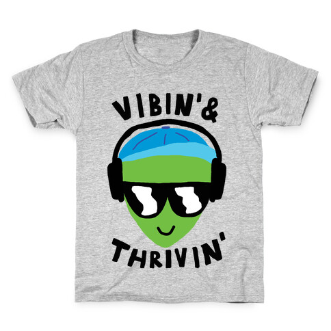 Vibing And Thriving Kids T-Shirt