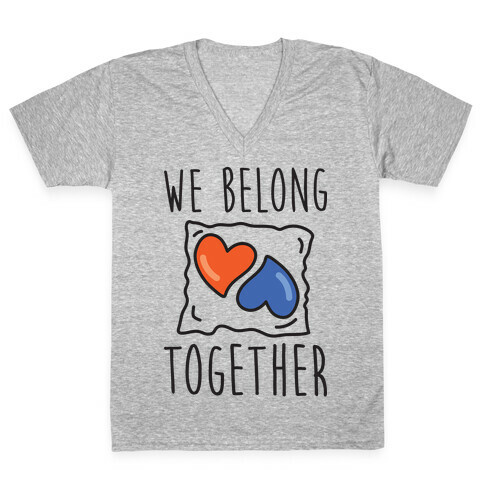 We Belong Together Tide Pod V-Neck Tee Shirt