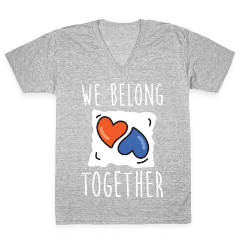We Belong Together Tide Pod V-Neck Tee Shirt