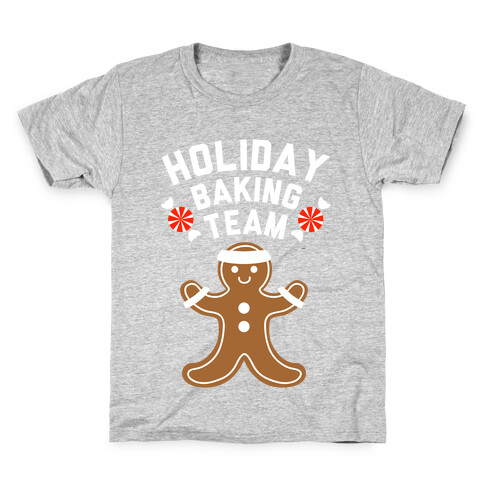 Holiday Baking Team (White Ink) Kids T-Shirt