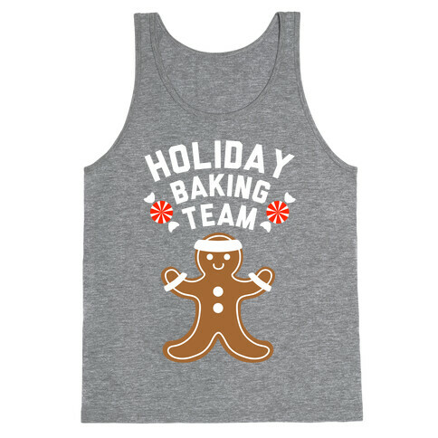 Holiday Baking Team (White Ink) Tank Top