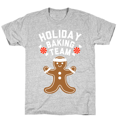 Holiday Baking Team (White Ink) T-Shirt