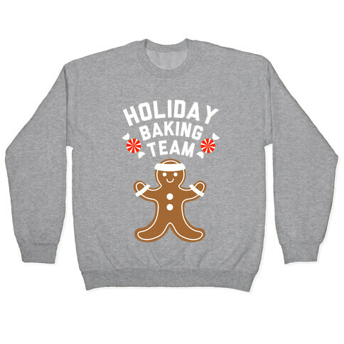 Holiday Baking Team (White Ink) Pullover