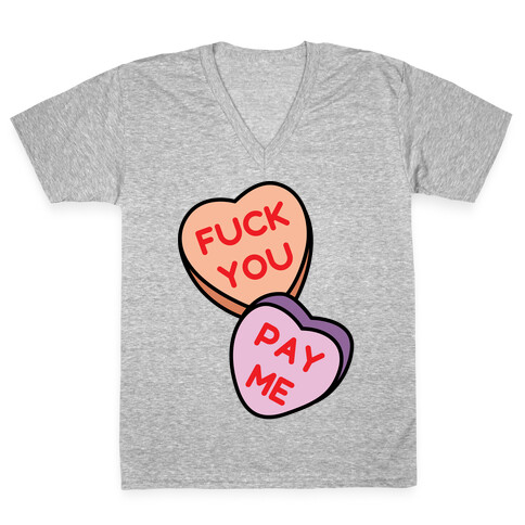 F*** You Pay Me V-Neck Tee Shirt