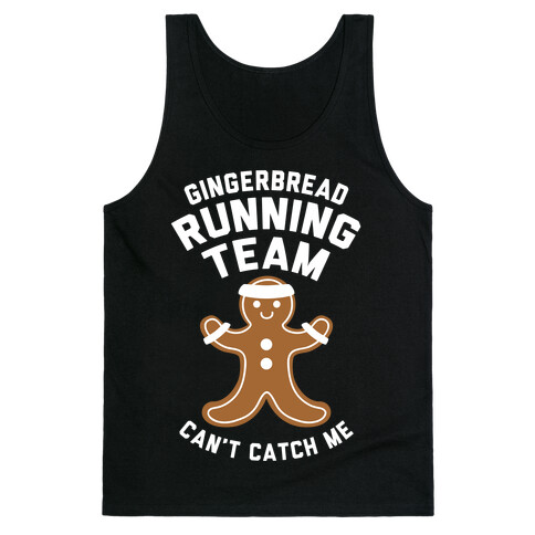 Gingerbread Running Team (White Ink) Tank Top