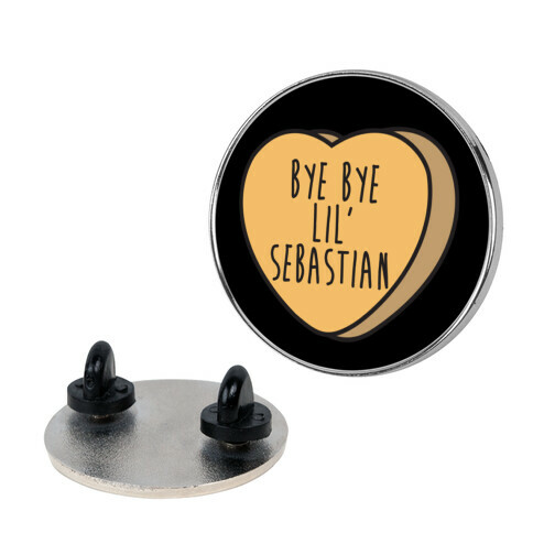 Bye Bye Lil' Sebastian Candy Heart Pin