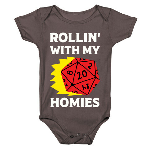 Rollin' With My Homies D&D Baby One-Piece