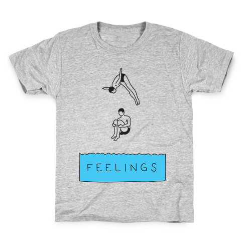 Diving Into Feelings Kids T-Shirt