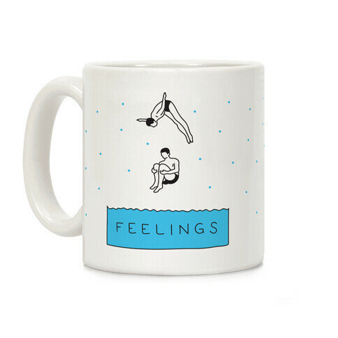 Diving Into Feelings Coffee Mug