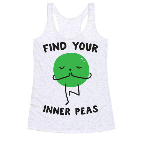 Find Your Inner Peas Racerback Tank Top