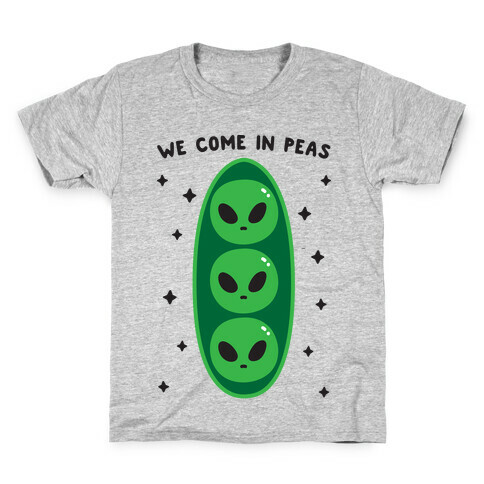 We Come In Peas Kids T-Shirt