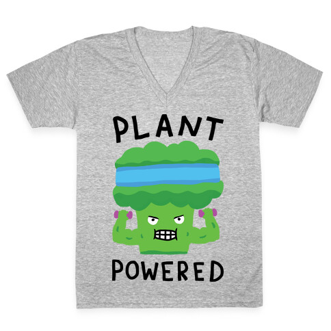 Plant Powered V-Neck Tee Shirt