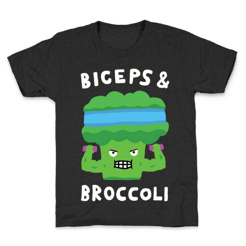 Biceps And Broccoli Kids T-Shirt