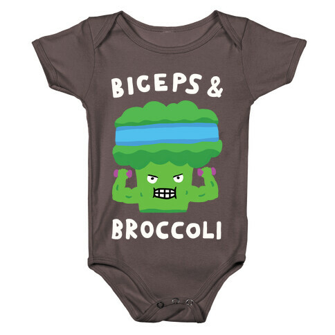 Biceps And Broccoli Baby One-Piece