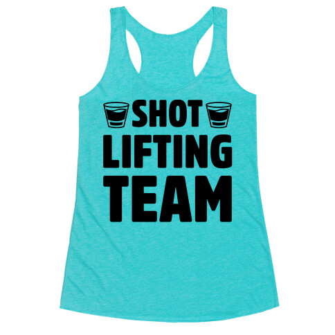 Shot Lifting Team  Racerback Tank Top