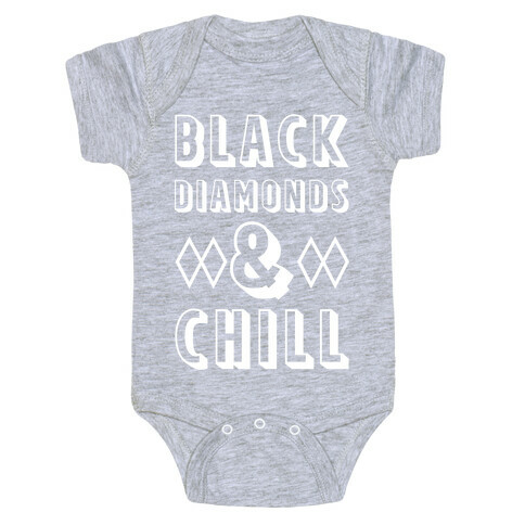 Black Diamonds and Chill Baby One-Piece