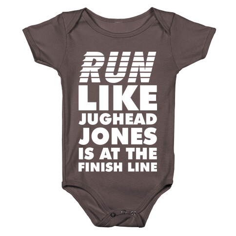 Run Like Jughead is at the Finish Line Baby One-Piece
