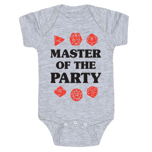Master of the Party Baby One-Piece