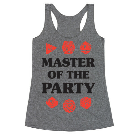 Master of the Party Racerback Tank Top