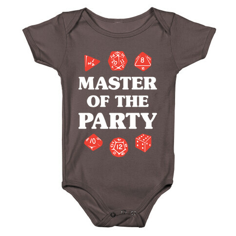 Master of the Party Baby One-Piece