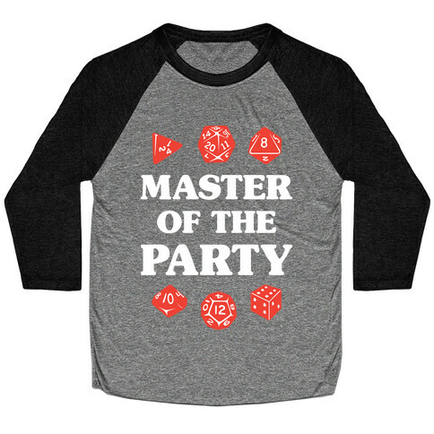 Master of the Party Baseball Tee
