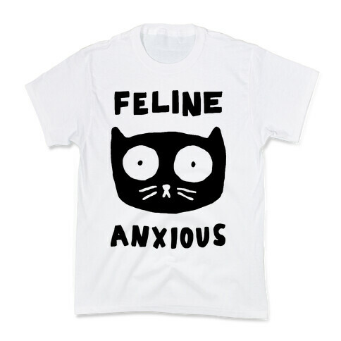 Feline Anxious Kids T-Shirt