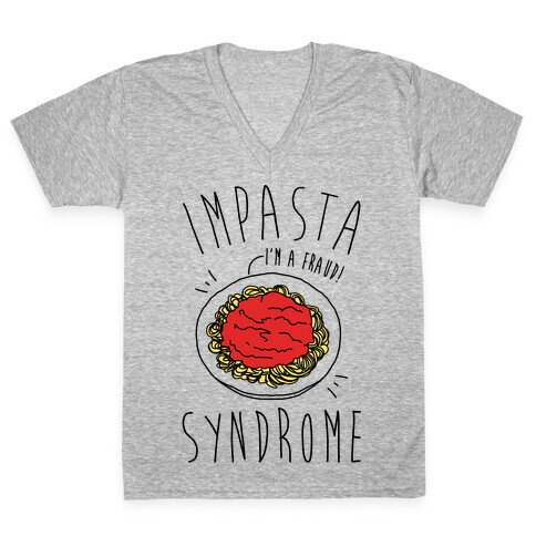 Impasta Syndrome Parody V-Neck Tee Shirt