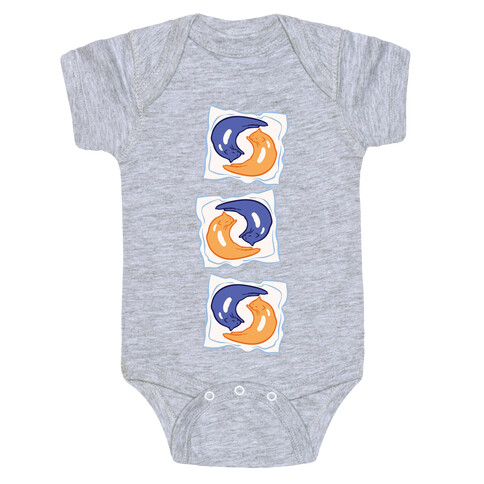 Tide Pod Cats Parody White Print Baby One-Piece