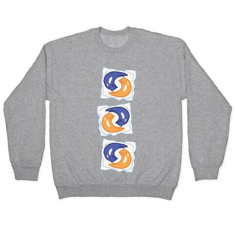 Tide Pod Cats Parody White Print Pullover