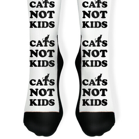 Cats Not Kids Sock
