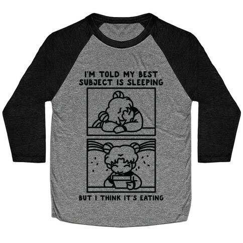 My Best Subject is Sleeping Baseball Tee