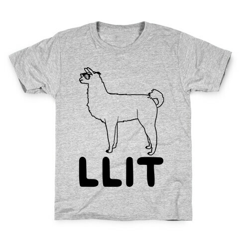 Llit Llama Parody Kids T-Shirt