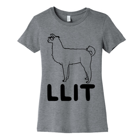Llit Llama Parody Womens T-Shirt